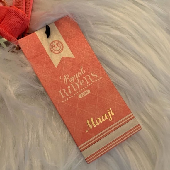 𝅺maaji Swimwear Orange Reversible Bikini Top Small - Picture 6 of 9